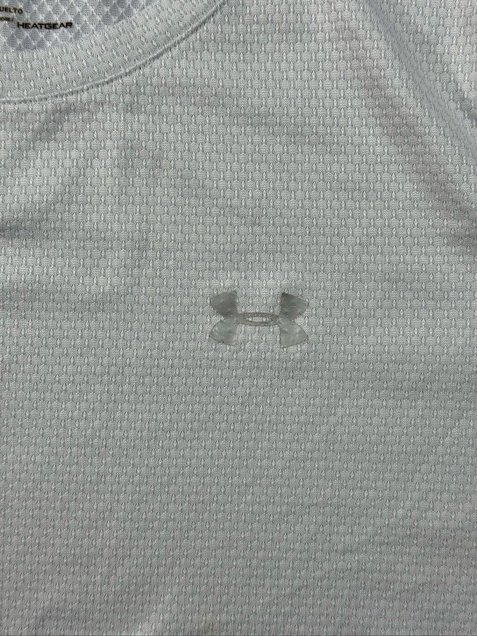 Under Armour T-shirt femme en maille HeatGear Tech Novelty Gris L – photo 5